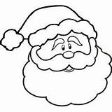 Santa Face Template Printable Claus Printablee Via sketch template