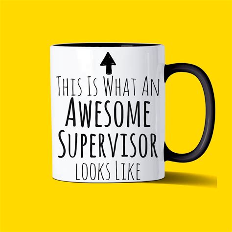 supervisor gift supervisor mug awesome supervisor  etsy