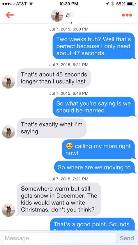 “couple” in tinder hilariously envisions their miserable
