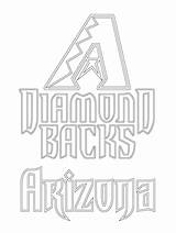Coloring Diamondbacks Arizona Logo Pages Baseball Mlb Printable Az Backs Diamond Indians Color Cardinals Supercoloring Print Sport Cleveland Sports League sketch template