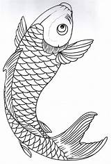 Koi Fish Drawing Outline Drawings Tattoo Japanese Carp Draw Sketch Pencil Tattoos Sketches Template Vikingtattoo Cool Deviantart Outlines Google Stencils sketch template