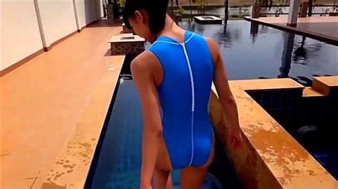 Watch [lt14] Japanese Girl Wearing Blue Swimsuit Swimsuit Mai