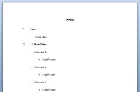 college essay template college essay essay outline essay outline