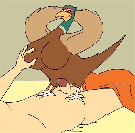 rule 34 anthro avian bed big breasts bird breast fondling breast grab