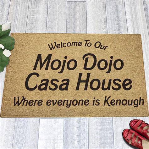 kenough    mojo dojo casa house doormat