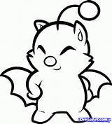 Coloring Final Fantasy Pages Moogle Chocobo Clipart Library Line Book Popular Choose Board Dragoart sketch template