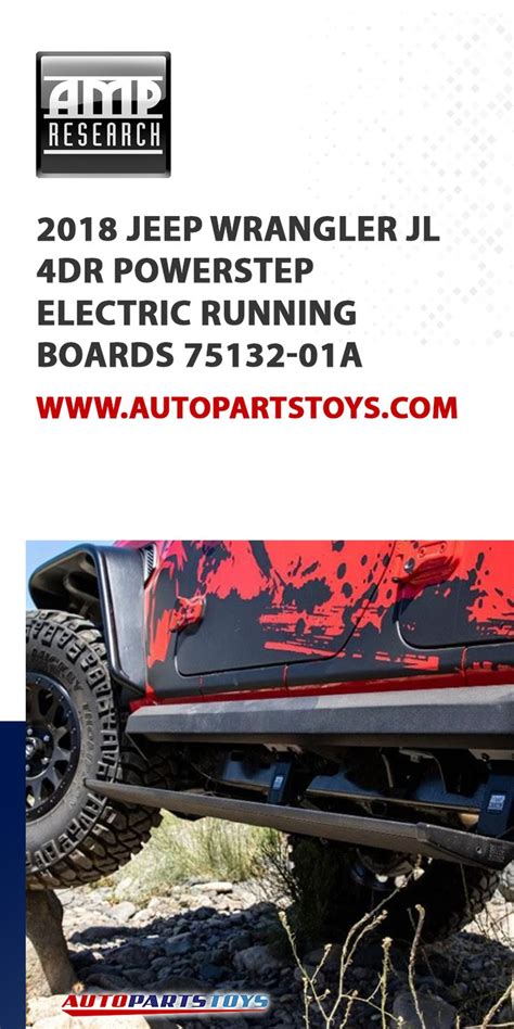 amp research  jeep wrangler jl dr powerstep electric running boards     car