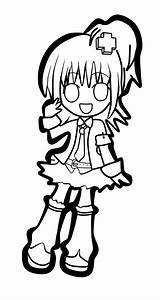 Hinamori Amu Shugo Chara sketch template