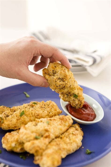get your fried chicken fix with this paleo air fried tenders recipe