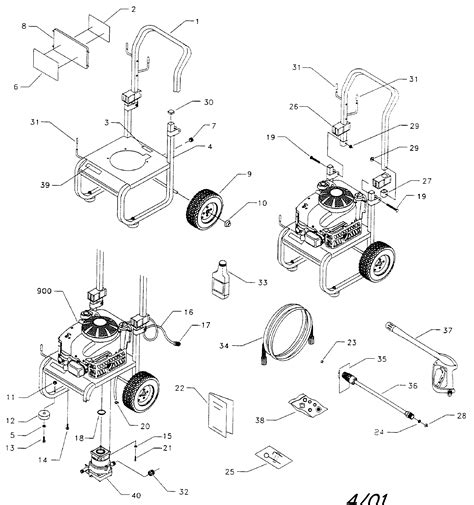 craftsman pressure washer parts model  sears partsdirect