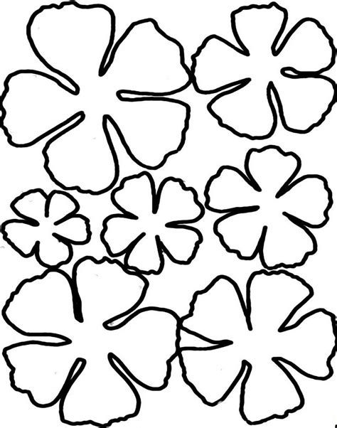 printable flower template pattern  printable world holiday