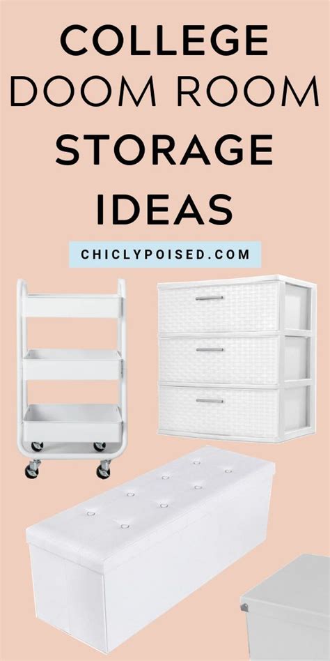 Brilliant College Dorm Room Storage Ideas Dorm Room