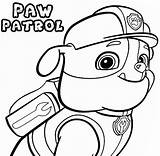 Paw Patrol Tracker Pages Coloring Rubble Carlos Coloringpagesonly sketch template