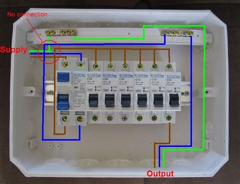 house single phase distribution board wiring diagram  electrical wiring