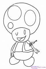 Pages Coloring Toad Mario Super Getcolorings sketch template