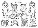 Lars Print Lise Påklædningsdukker Til Og Farvelægge Printe Dolls Paper Colour Karen sketch template