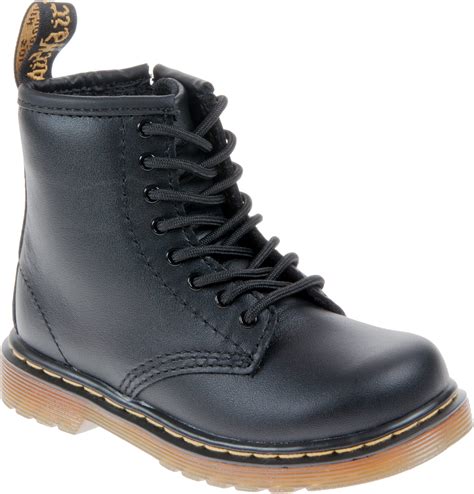 dr martens  toddler brooklee black softy  boys boots humphries shoes