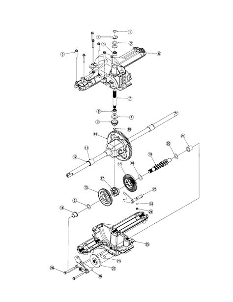 differential diagram parts list  model lx toro parts riding mower tractor parts