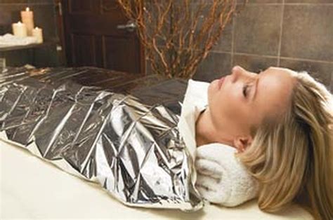 disposble mylar spa blankets client hypothermia body wraps spa