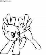 Mlp Pegasus Flower1 sketch template