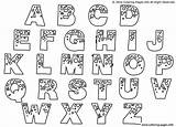 Bubble Letters Coloring Pages Man Alphabet Print Printable Letter Color Book sketch template