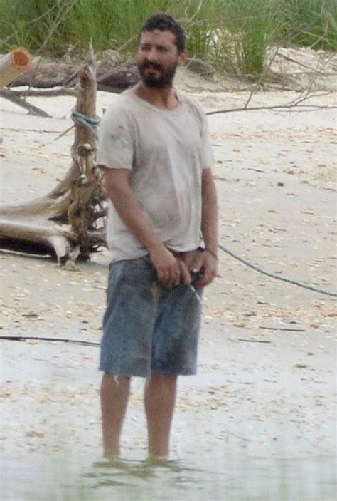 Omg He S Naked Shia Labeouf Lets It All Hang Out On Set