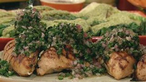tequila lime chicken with tex mex chimi chop rachael ray
