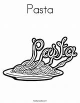 Coloring Pasta Favorites Login sketch template