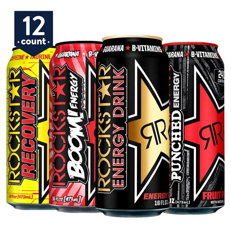 rockstar energy drink  flavor variety pack  fl oz  cans
