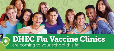 school flu vaccine clinics scdhec