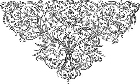 ornate design clipart