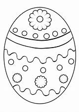 Easter Coloring Egg Printable Crafts Preschool Worksheets Toddler Comment sketch template