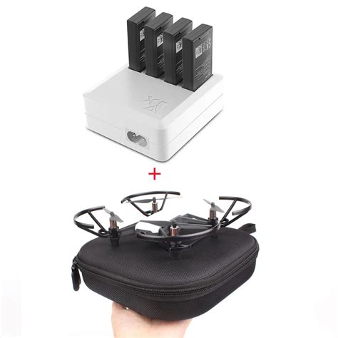 dji tello charger  multi battery charging hub carrying case storage box drone flight
