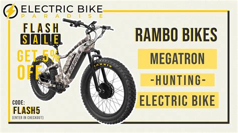 rambo megatron  fat tire electric hunting bike  xwd  review  electric bike