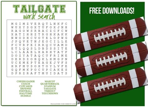 Free Tailgate Download Printables Football Theme Party Football
