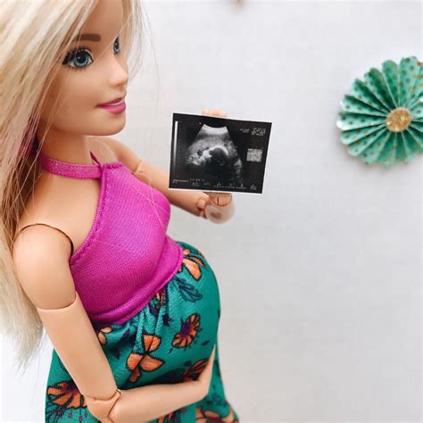 Pregnant Barbie With Ultrasound I Love To Photograph The Barbie And 1