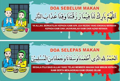 doa sebelum dan selepas makan
