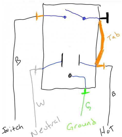 light switch  outlet wiring diagram wiring diagram