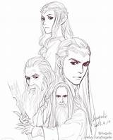 Elf Elrond Coloring Choose Board Galadriel Pages Thranduil Sorry Tolkien sketch template