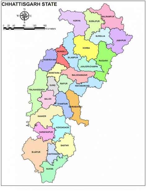 divisions  districts  chhattisgarh cgpcs exam preparation