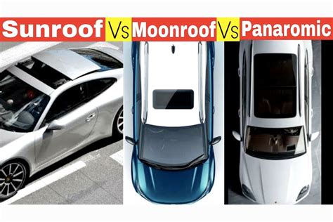 moonroof  sunroof  panoramic sunroof discover  key differences   automotive teller