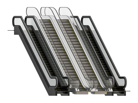 modern elevator  escalator   model   model