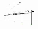 Power Clipart Lines Pole Line Electricity Clip Vector Birds Voltage High Royalty Stock Pylon Illustrations Utility Overhead Transformer Clipground Wallpapers sketch template