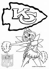 Coloring Pages Chiefs Kansas City Nfl Winx Print Browser Window sketch template