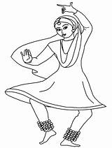 Coloring India Pages Kathak Colouring Culture Countries Clipart Indian Dance Line Mahal Taj Spawn Kids Printable Book Popular Print Traditional sketch template