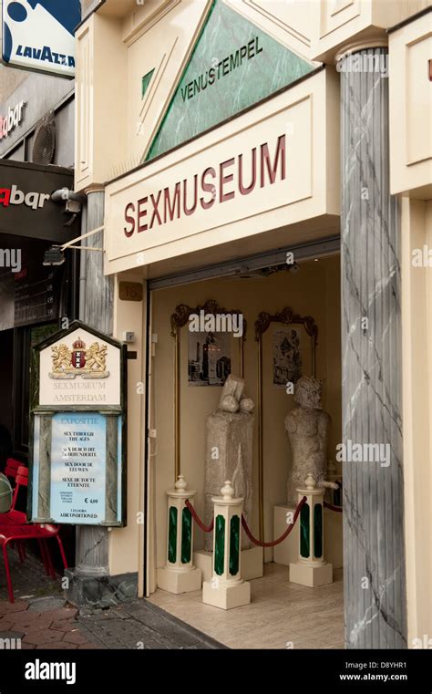 sexmuseum sex museum xxx amsterdam holland netherlands europe stock