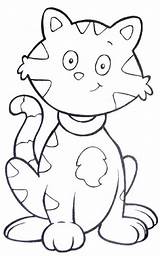 Cat Coloring Tabby Pages Colouring Tab Printable Getcolorings Color sketch template