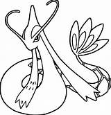 Milotic Altaria Morningkids Pokémon sketch template