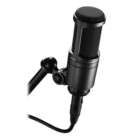 audio technica  cardioid condenser studio xlr microphone integral  pin xlrm type fixed