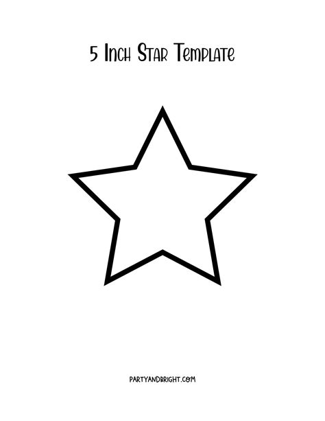 printable star template printable form templates  letter